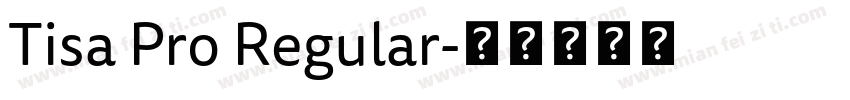 Tisa Pro Regular字体转换